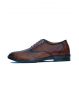 Brown Mens Formal Shoe In Synthetic Leather
