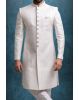White Splendid Classic Sherwani