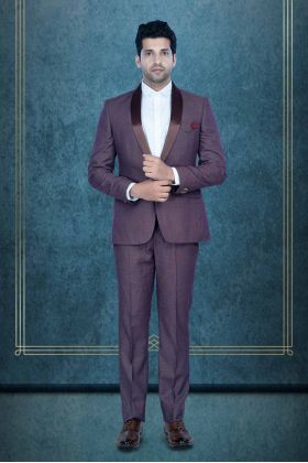2 Pcs Rayon Terry In Maroon 2Pc Suit